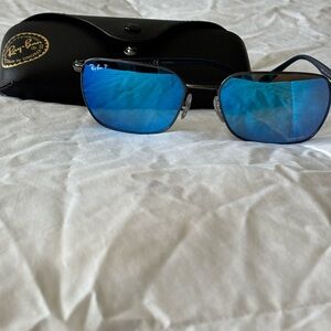 Ray-Ban Blue Sunglasses RB 3684 Chromance Polarized